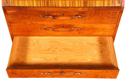 Wunderschöner Sekretär um 1930 Büro Kommode Kirschholz Sekretär Schreibtisch Kommode
