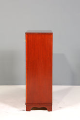 Stilvoller Sekretär im Englischen Stil Büro Vertiko Kommode Mahagoni Schreibkommode