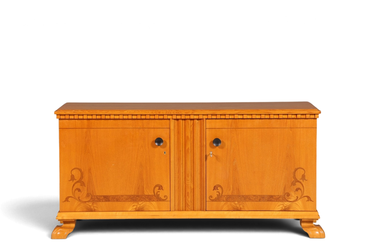 Edler Original Art Deco Sideboard Skandinavisch Schrank Mid Century Kommode