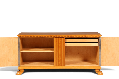 Edler Original Art Deco Sideboard Skandinavisch Schrank Mid Century Kommode
