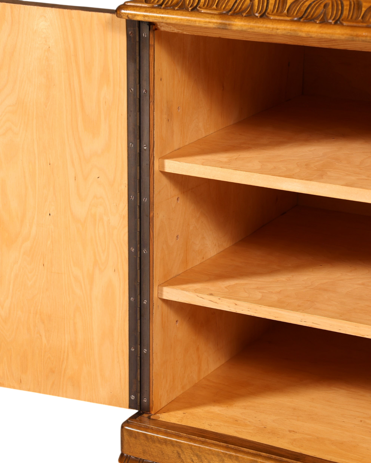 Traumhafter Chippendale Schrank Barock Stil Vertiko Highboard Englisch Antik 50s 60s Kommode