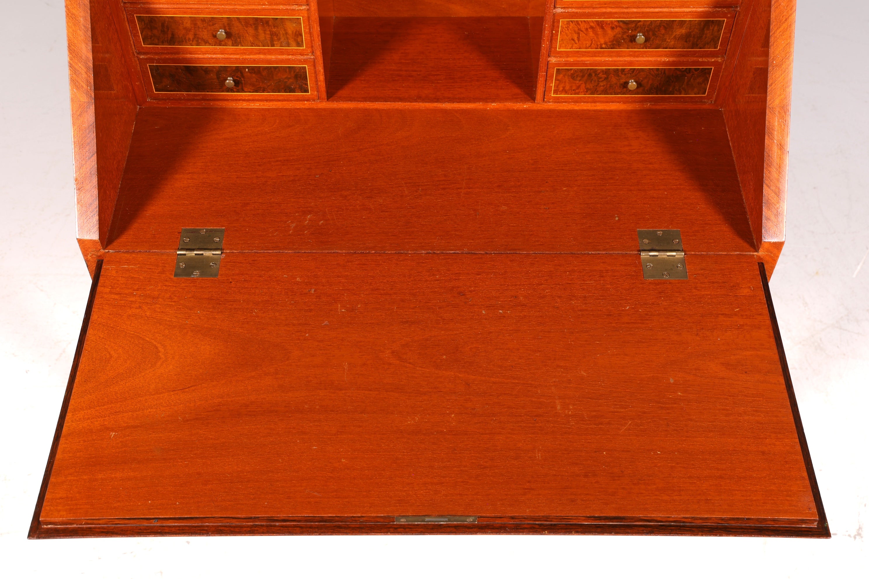 Beautiful Secretary in Baroque Style Office Chest of Drawers Writing Desk