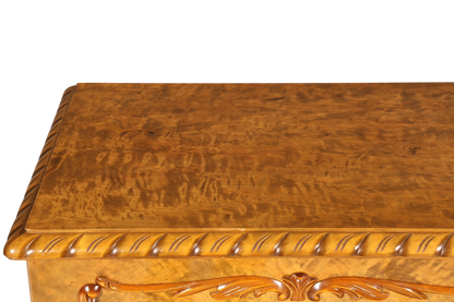 Traumhafter Chippendale Schrank Barock Stil Vertiko Highboard Englisch Antik 50s 60s Kommode