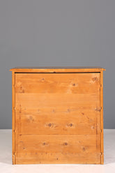 Stilvolle Gründerzeit Kommode Louis Philippe Nussbaum Sideboard um 1880 Antik Schubladenkommode