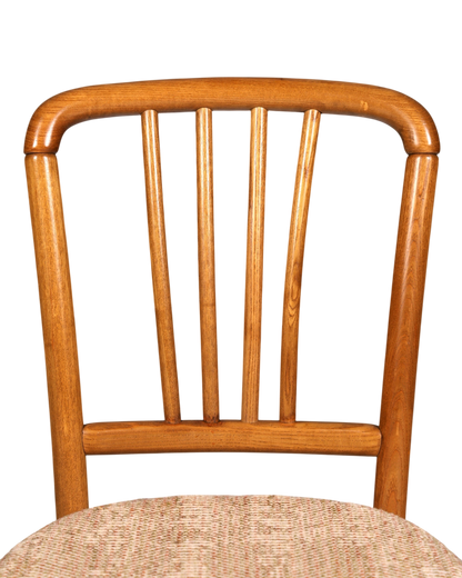 4x Schlichte Mid Century Stühle Retro Stuhlset Danish Design Küchenstühle Esszimmer Stühle