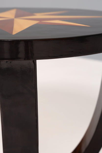 Stilvoller Art Deco Design Tisch Luxus Couchtisch Beistelltisch Stern Ablagetisch