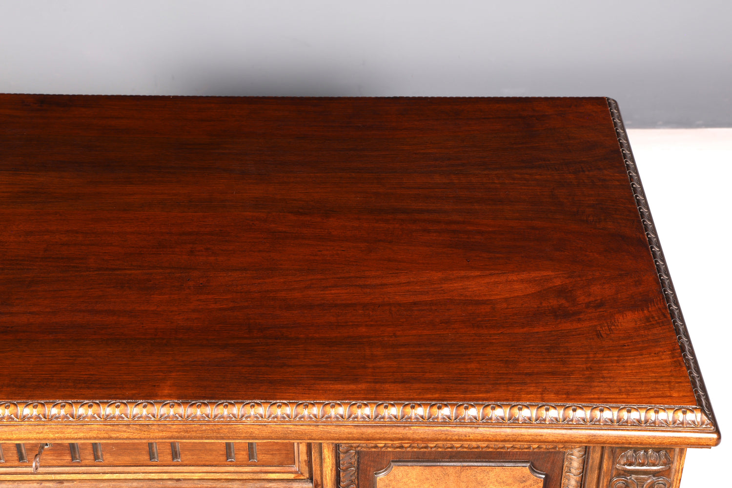 Imposanter Neorenaissance Schreibtisch Herrenzimmer Bürotisch Antik Office Table Echt Holz Vintage