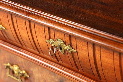 Beautiful Wilhelminian style chest of drawers Louis Philippe walnut drawers chest of drawers sideboard around 1880