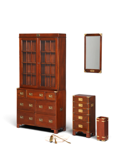 Wunderschöner Maritimer Vitrinenschrank Englischer Schrank echt Holz Bibliothek Englische Anrichte