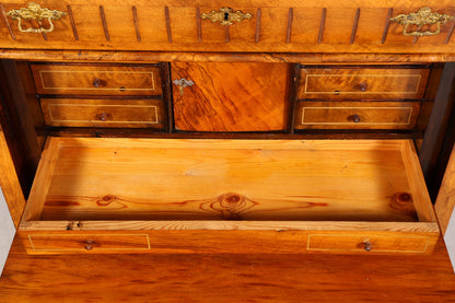 Prachtige secretaire uit de Gründerzeit, ladekast, art-nouveau, ladekast, antiek, Vertiko, vintage
