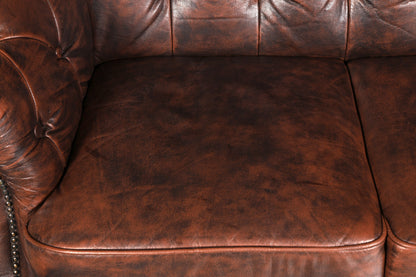 Prachtige originele Chesterfield Centurion 2-zits bank Engels echt leren sofa UK