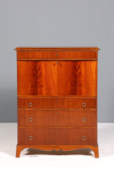 Stilvoller Sekretär im Antik Stil Büro Kommode Art Deco Stil 50s Vertiko Schreibkommode Kommode