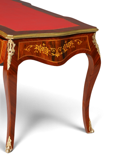 Prächtiger Louis XV Stil Schreibtisch French Desk Antik Stil Bürotisch