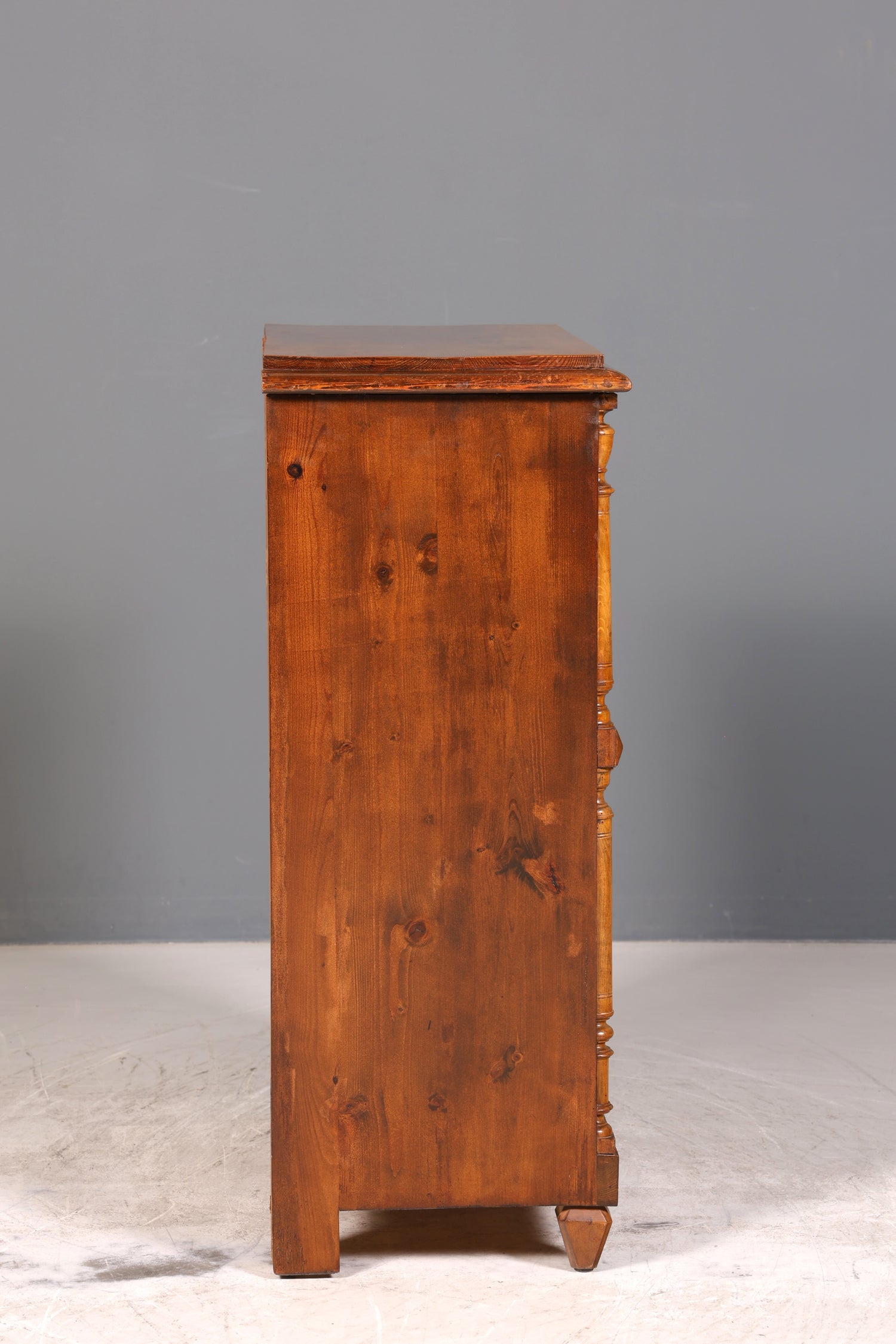 Stilvoller Gründerzeit Sekretär Vertiko Highboard Louis Philippe Kommode Sekretär Schrank um 1880