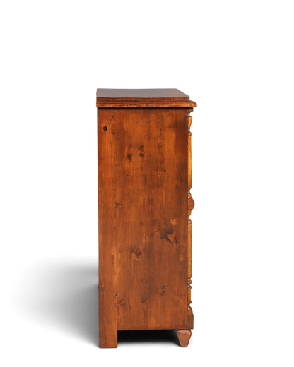 Stilvoller Gründerzeit Sekretär Vertiko Highboard Louis Philippe Kommode Sekretär Schrank um 1880