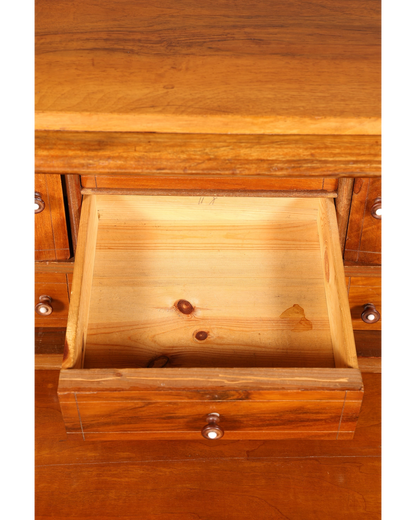 Stilvoller Gründerzeit Sekretär Vertiko Highboard Louis Philippe Kommode Sekretär Schrank um 1880