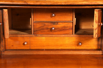 Stilvoller Gründerzeit Sekretär Vertiko Highboard Louis Philippe Kommode Sekretär Schrank um 1880
