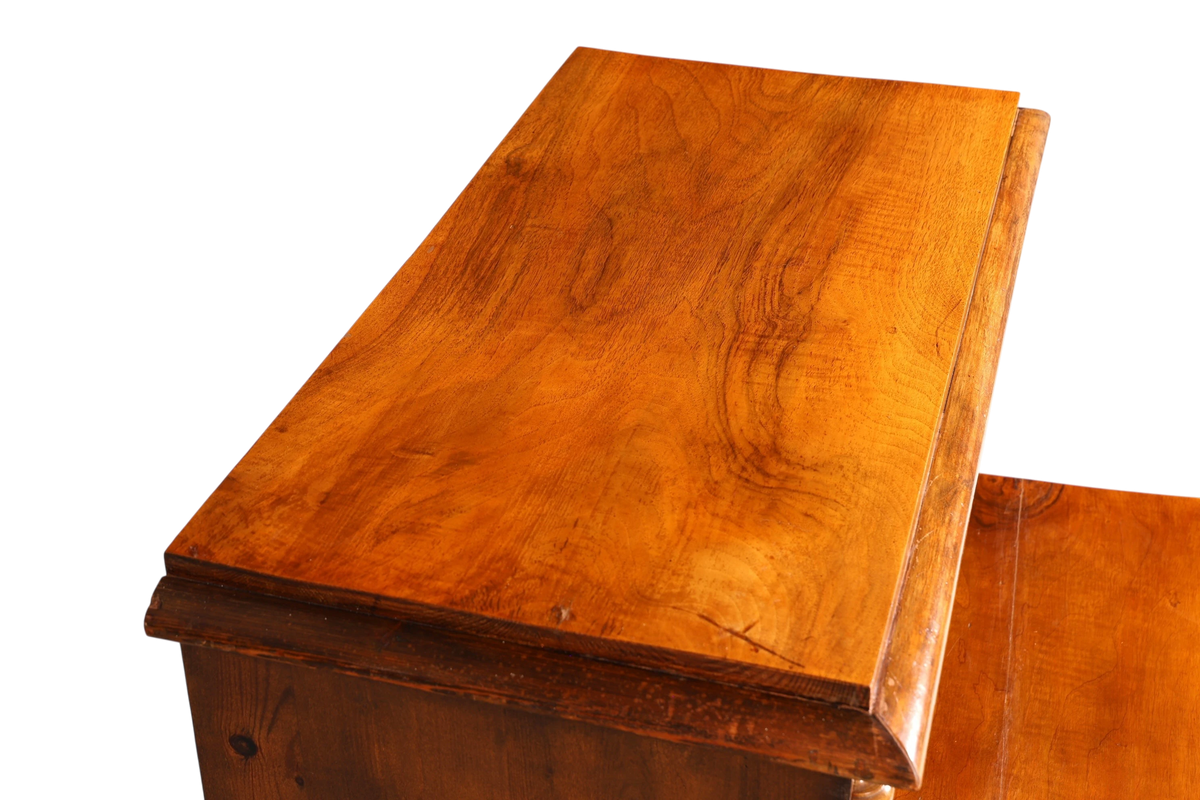 Stilvoller Gründerzeit Sekretär Vertiko Highboard Louis Philippe Kommode Sekretär Schrank um 1880