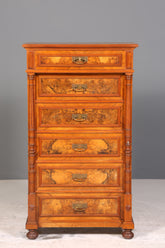 Wunderschönes Gründerzeit Vertiko Louis Philippe Kommode Chiffoniere um 1880 Schubladenkommode