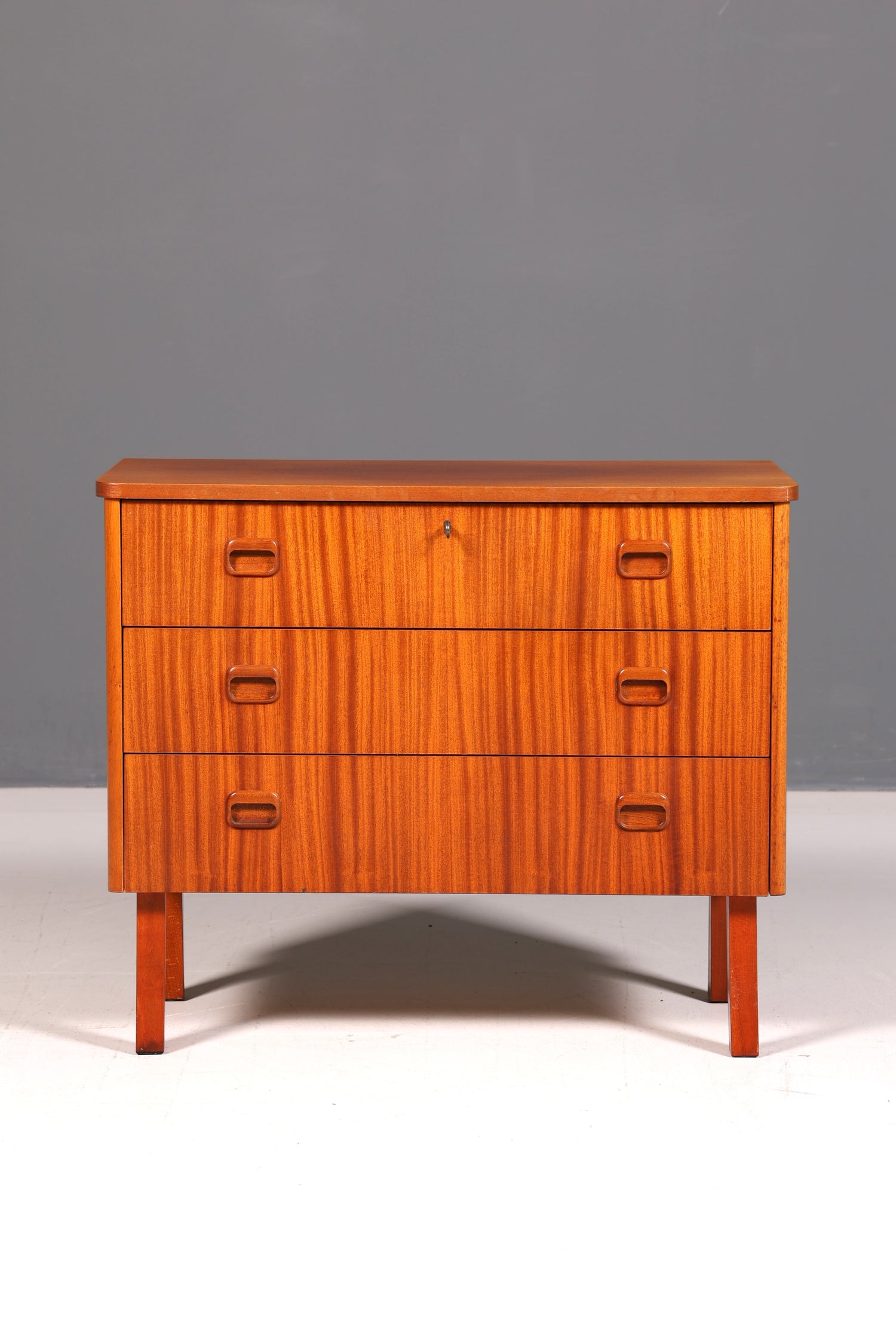 Wunderschöne Mid Century Kommode echt Holz Sideboard Danish Design Vintage Schubladenkommode 60s