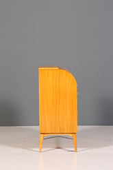 Traumhafter Mid Century Rollladen Sekretär echt Holz Büro Schrank Vintage Schreibkommode