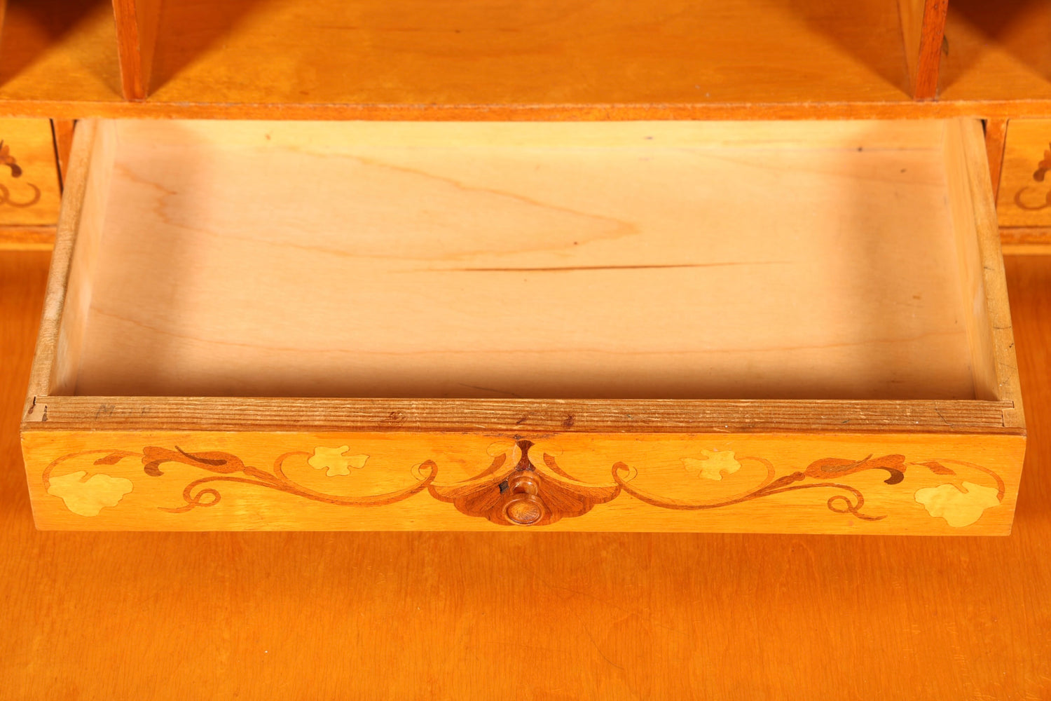 Stilvoller Rollladensekretär um 1930 Büro Kommode Kirschholz Sekretär Schreibtisch Kommode