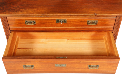 Wunderschöne Jugendstil Kommode Antik Sideboard mit Spiegel Flurkommode Frisierkommode