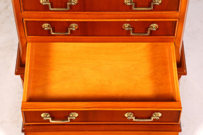 Wunderschöne Englische Kommode Eibe Antik Vertiko Schubladenkommode Chest Echt Holz Vintage