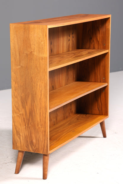 Original Musterring shelf, Mid-Century bookcase, Retro real wood book storage
