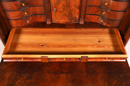 Wunderschöner Biedermeier Sekretär Gründerzeit Vertiko Antik Kommode Schreibkommode