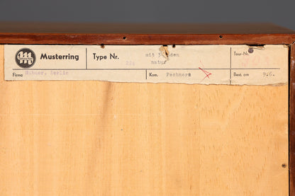 Beautiful original Musterring shelf, vintage bookcase, mid-century 1960s wooden shelf, 1 of 2