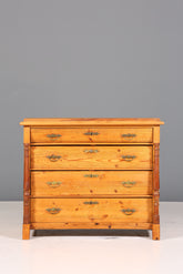 Wunderschöne Gründerzeit Kommode Weichholz Antik um 1880 Landhaus Stil Schubladen Kommode