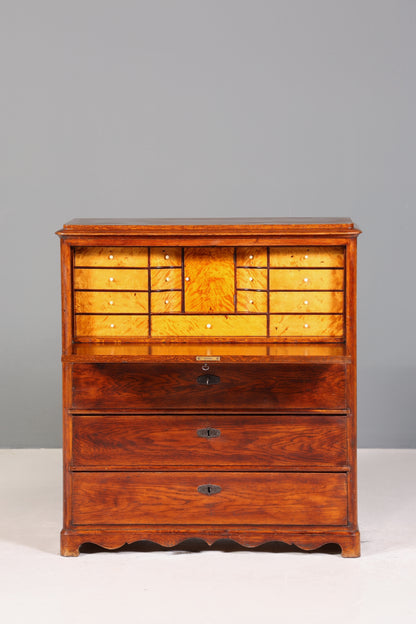 Traumhafter Louis Philippe Sekretär um 1880 Biedermeier Antik Schrank Chiffoniere Kommode