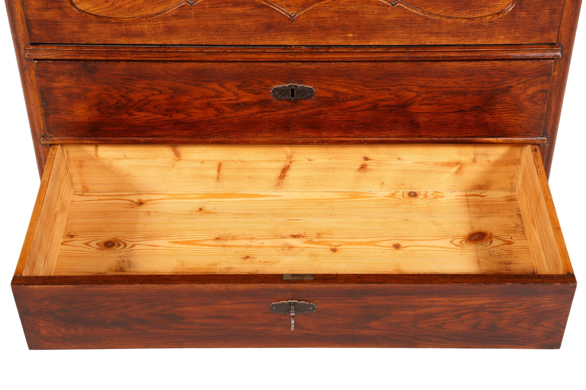 Traumhafter Louis Philippe Sekretär um 1880 Biedermeier Antik Schrank Chiffoniere Kommode