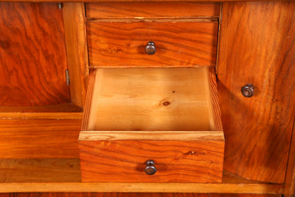 Edler Gründerzeit Sekretär Vertiko Highboard Louis Philippe Kommode Antik um 1880 Schreibsekretär