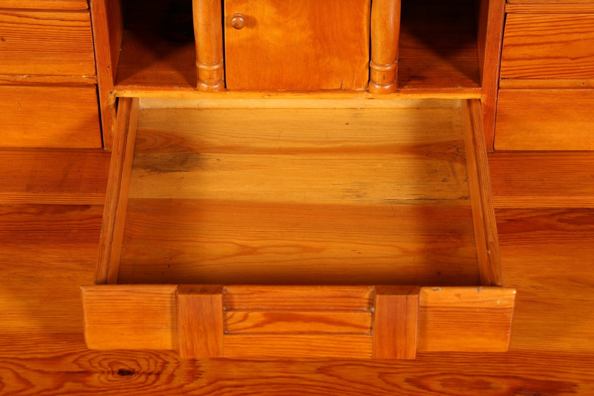 Wunderschöner Antik Sekretär um 1900 Vertiko Weichholz Kommode Landhaus Schreibkommode