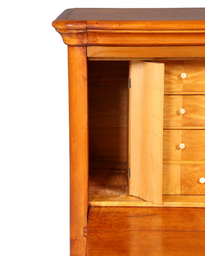 Stilvoller Biedermeier Sekretär Vertiko Louis Philippe  Kommode Schubladenkommode