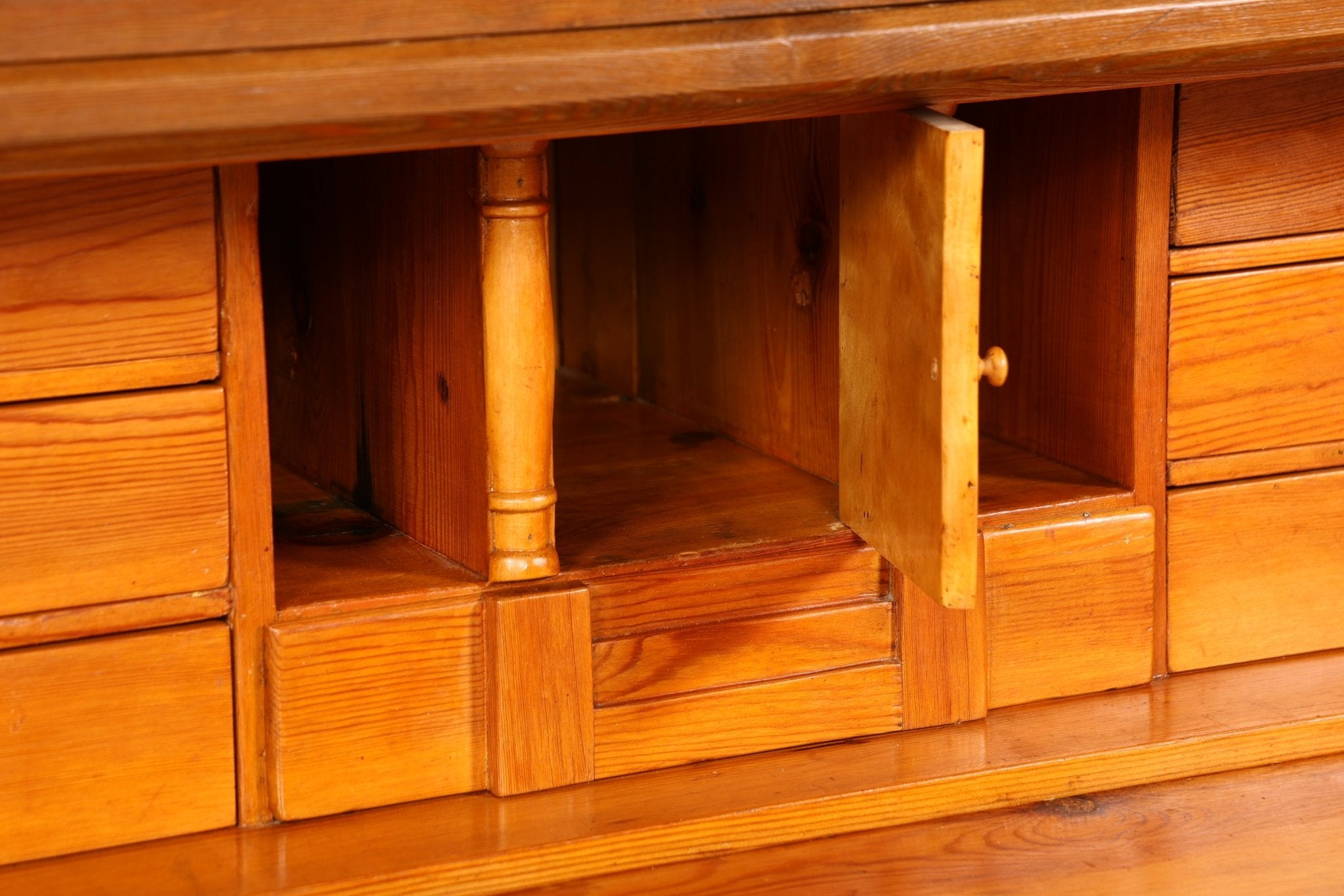 Wunderschöner Antik Sekretär um 1900 Vertiko Weichholz Kommode Landhaus Schreibkommode