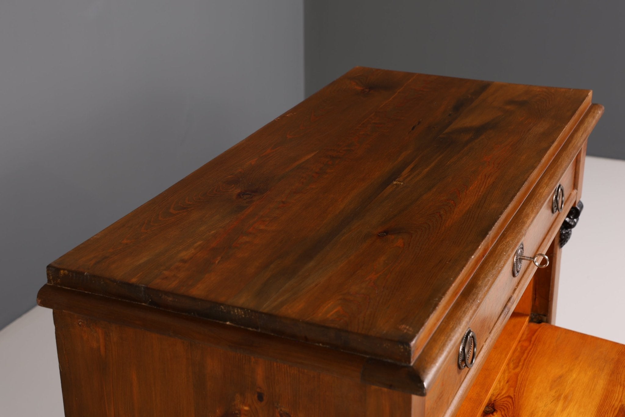 Wunderschöner Antik Sekretär um 1900 Vertiko Weichholz Kommode Landhaus Schreibkommode