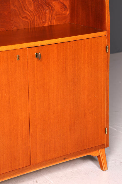Wunderschöner Mid Century Schrank Vintage Regal Retro Bücherregal Buchablage 60s Designklassiker Bookshelf