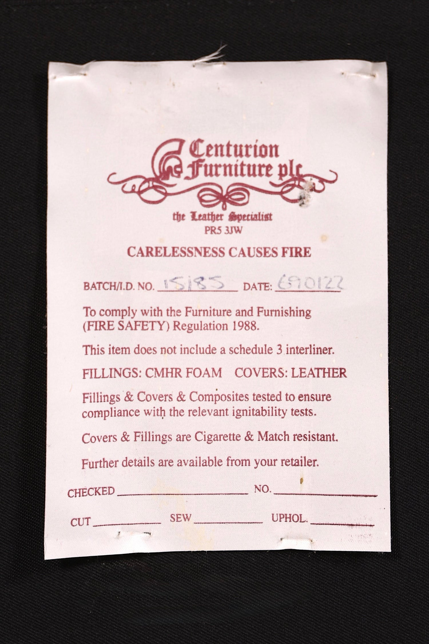 Wunderschönes Original Chesterfield Centurion Sofa 3- Sitzer echt Leder Couch