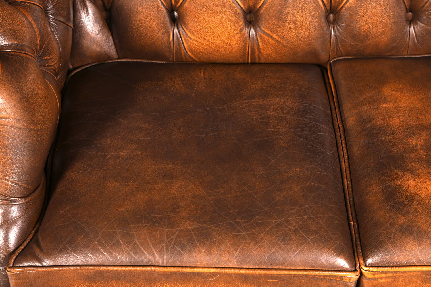 Wunderschöne Original Chesterfield Centurion 2-Sitzer Couch Englisches echt Leder Sofa UK
