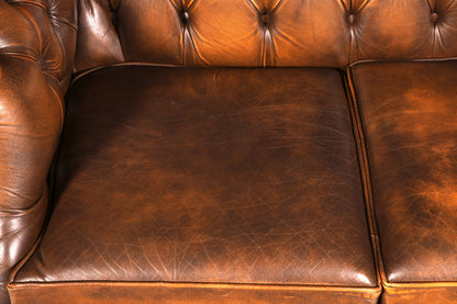 Wunderschöne Original Chesterfield Centurion 2-Sitzer Couch Englisches echt Leder Sofa UK