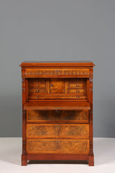 Stilvoller Gründerzeit Sekretär Vertiko Highboard Jugendstil Kommode Schrank um 1880