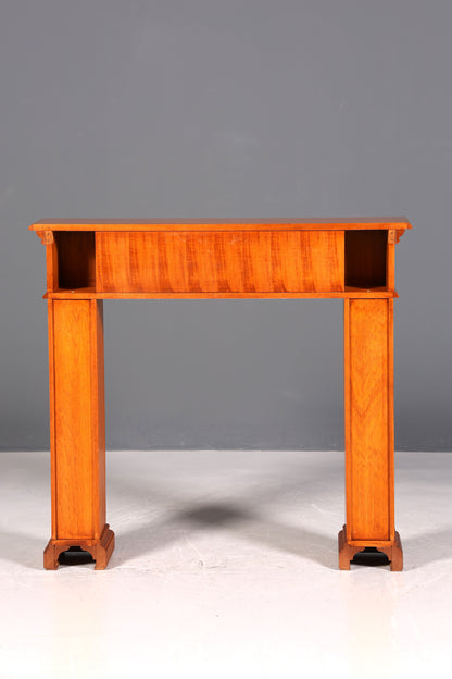 Wunderschöner Englischer Konsolentisch echt Holz Wandtisch Ablagetisch Flurtisch mit Schublade und seitlichen Staufächern UK