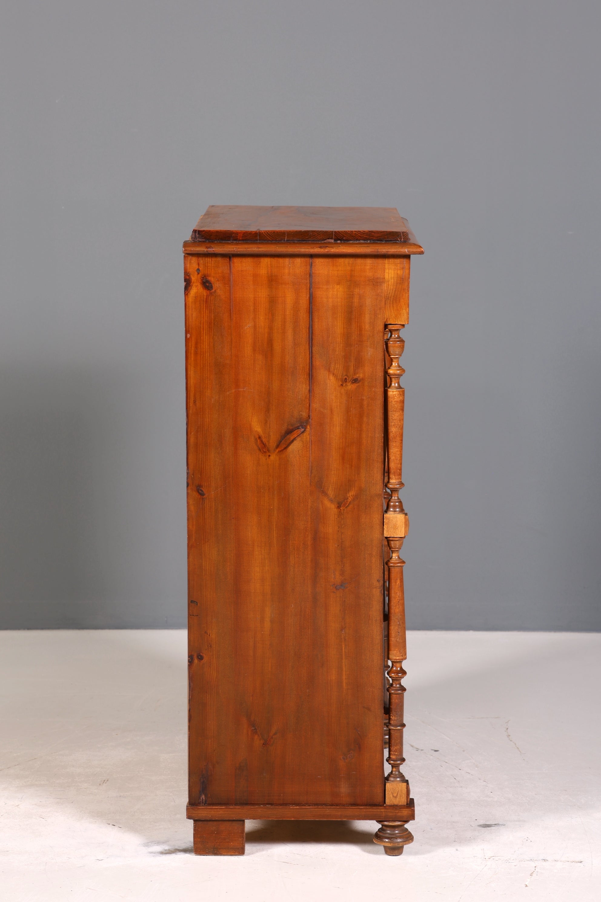 Edler Gründerzeit Sekretär Vertiko Highboard Louis Philippe Kommode um 1880