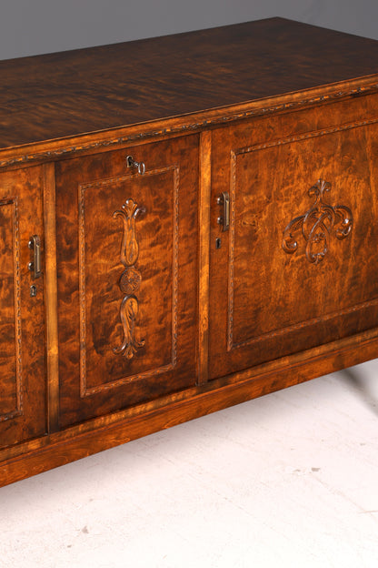 Wunderschönes Original Art Deco Sideboard Antik Schrank TV Kommode um 1930 Designklassiker