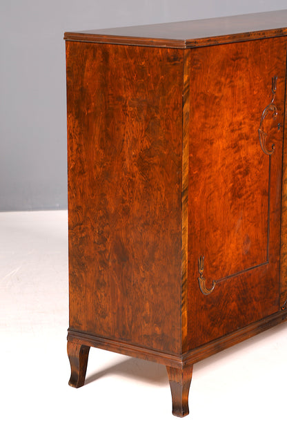 Stilvoller Original Art Deco Schrank Vertiko Sideboard Highboard Kommode Antik um 1930
