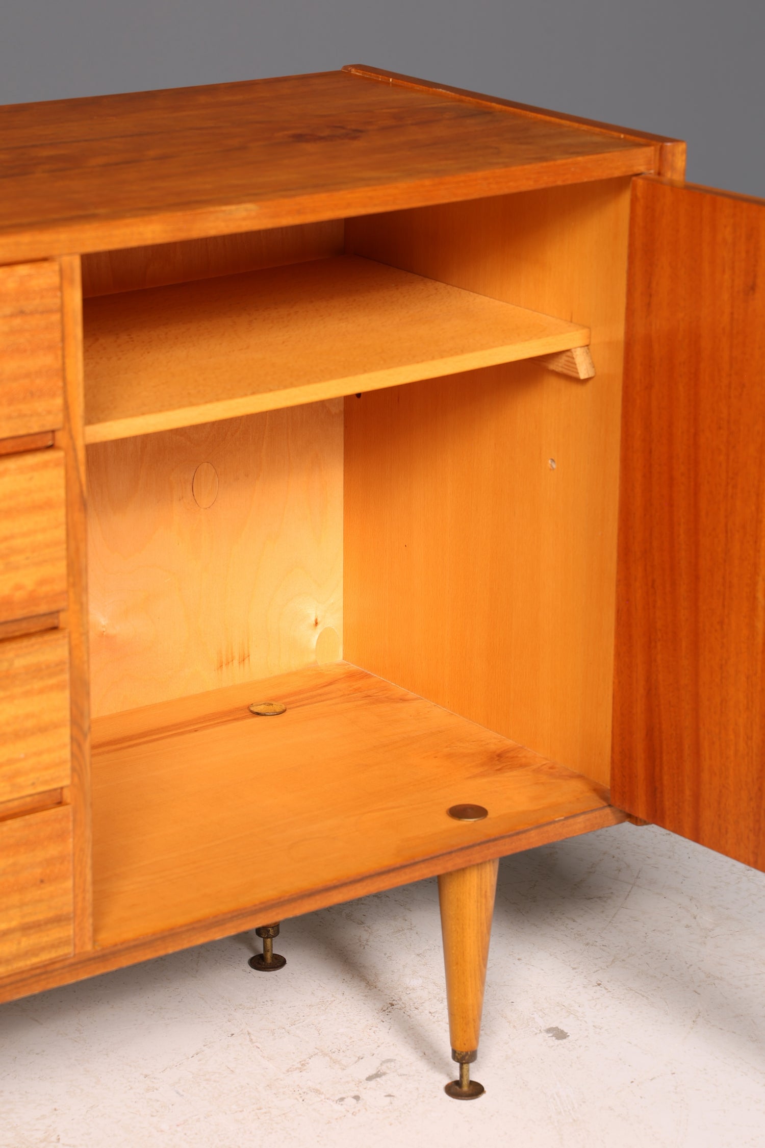 Wunderschönes Mid Century Sideboard Vintage Kommode 60er Schrank Flur Kommode echt Holz