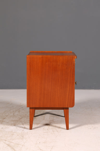 Wunderschöner Mid Century Nachttisch Vintage Danish Design Kommode Beistelltisch Nachtschrank Retro echt Holz 1 von 2